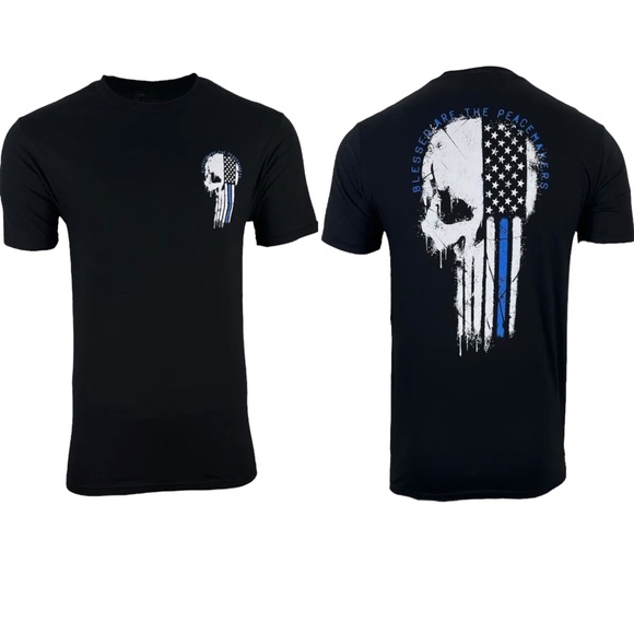 Howitzer Style Men's T-Shirt BLESSED PEACEMAKERS Military Grunt MFG - Picture 1 of 13